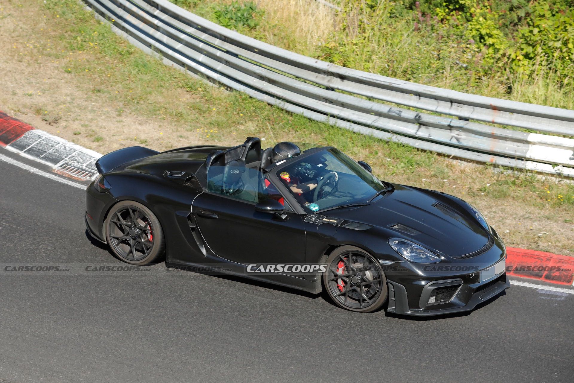 2023 Porsche 718 RS Spyder Goes Topless, Flashes Sexy Weissach Bucket Seats