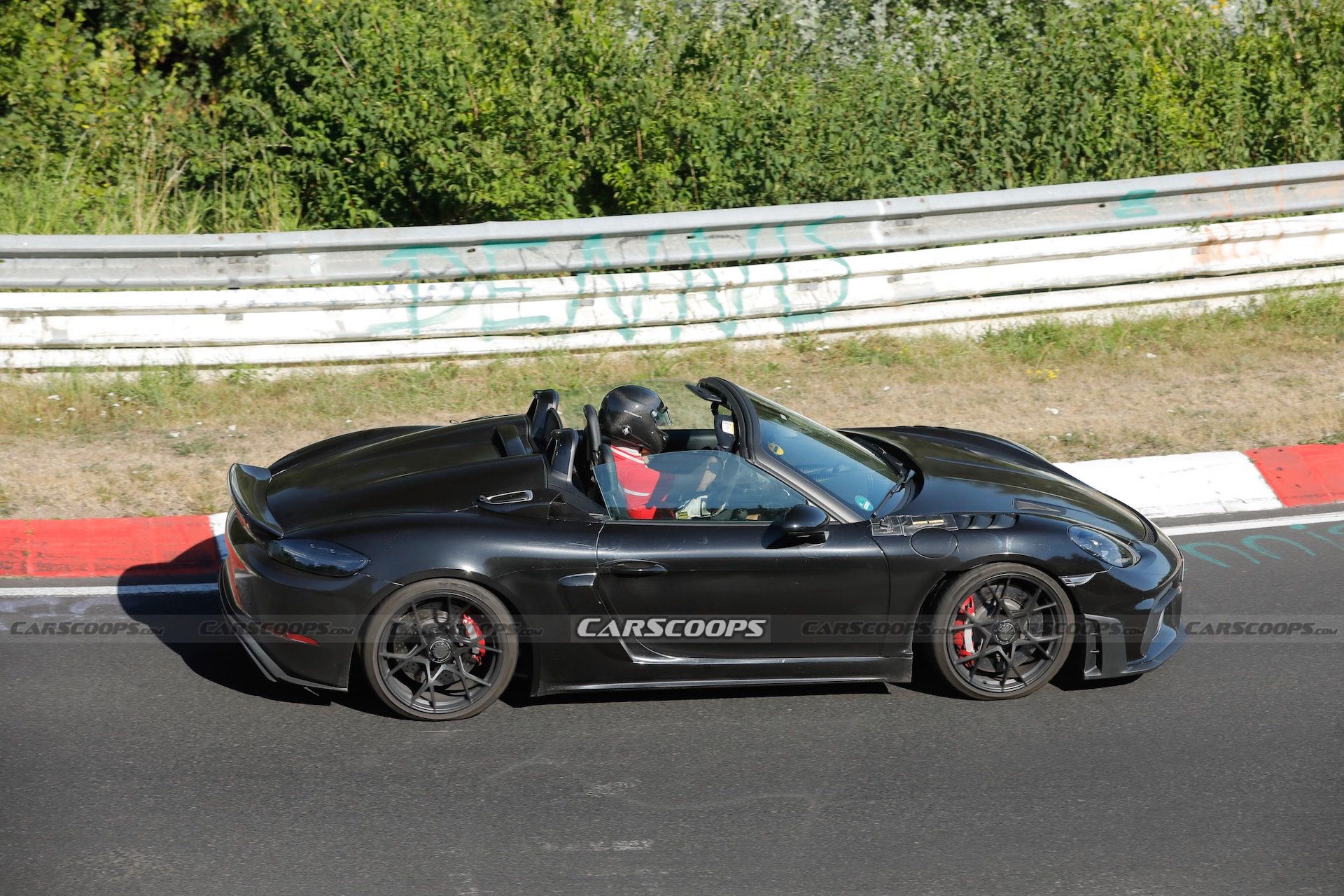 2023 Porsche 718 RS Spyder Goes Topless, Flashes Sexy Weissach Bucket Seats