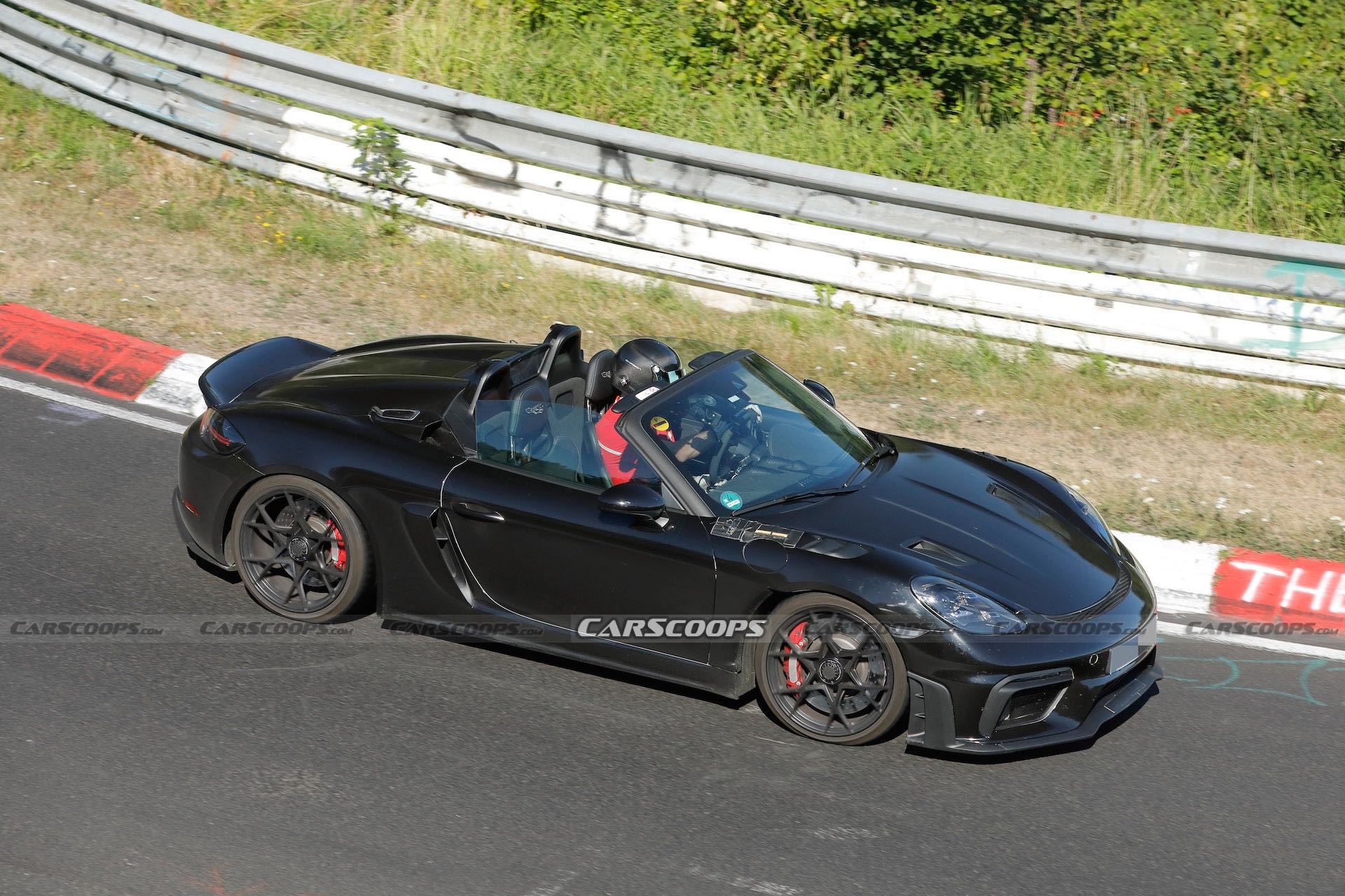 2023 Porsche 718 RS Spyder Goes Topless, Flashes Sexy Weissach Bucket Seats