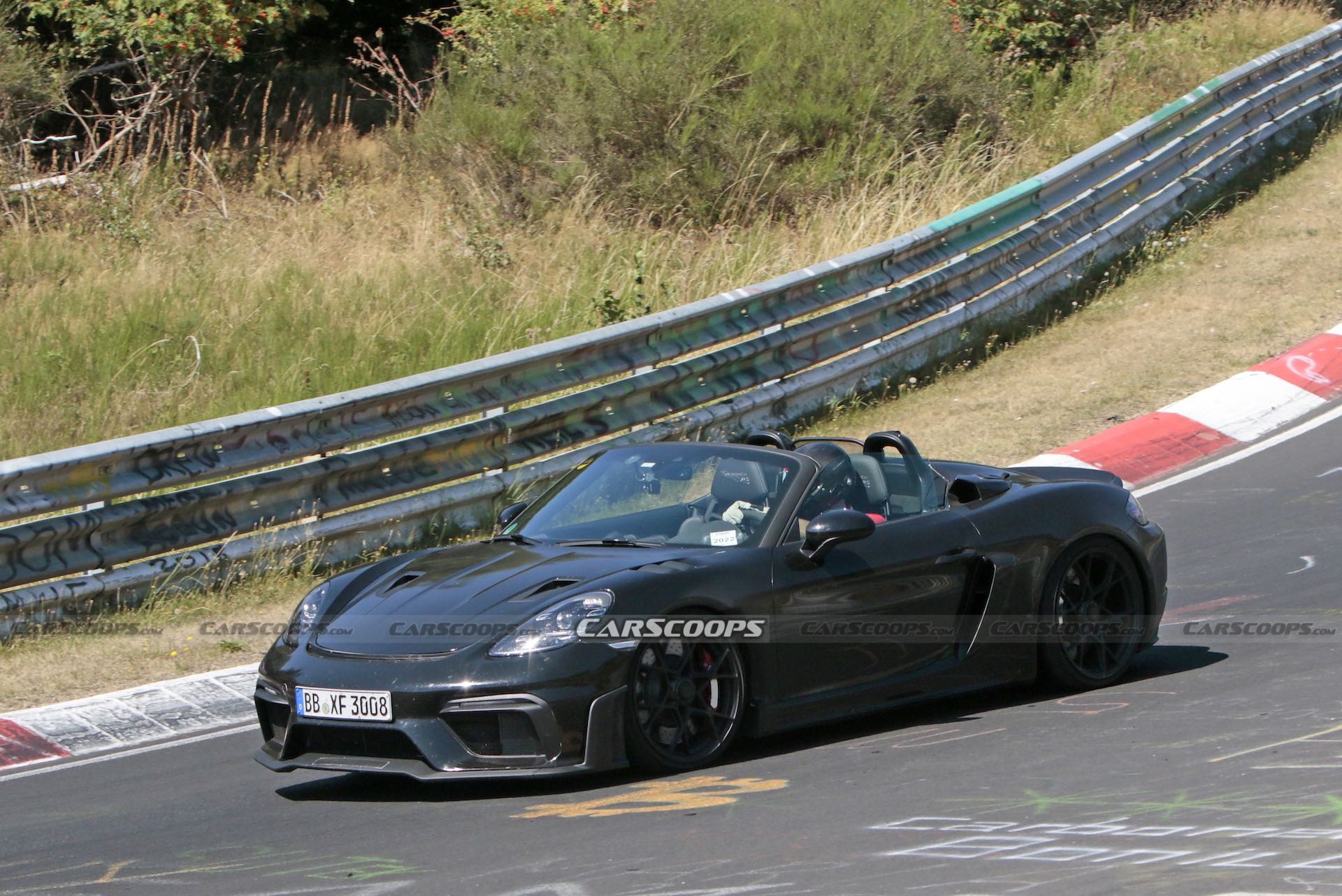 2023 Porsche 718 RS Spyder Goes Topless, Flashes Sexy Weissach Bucket Seats
