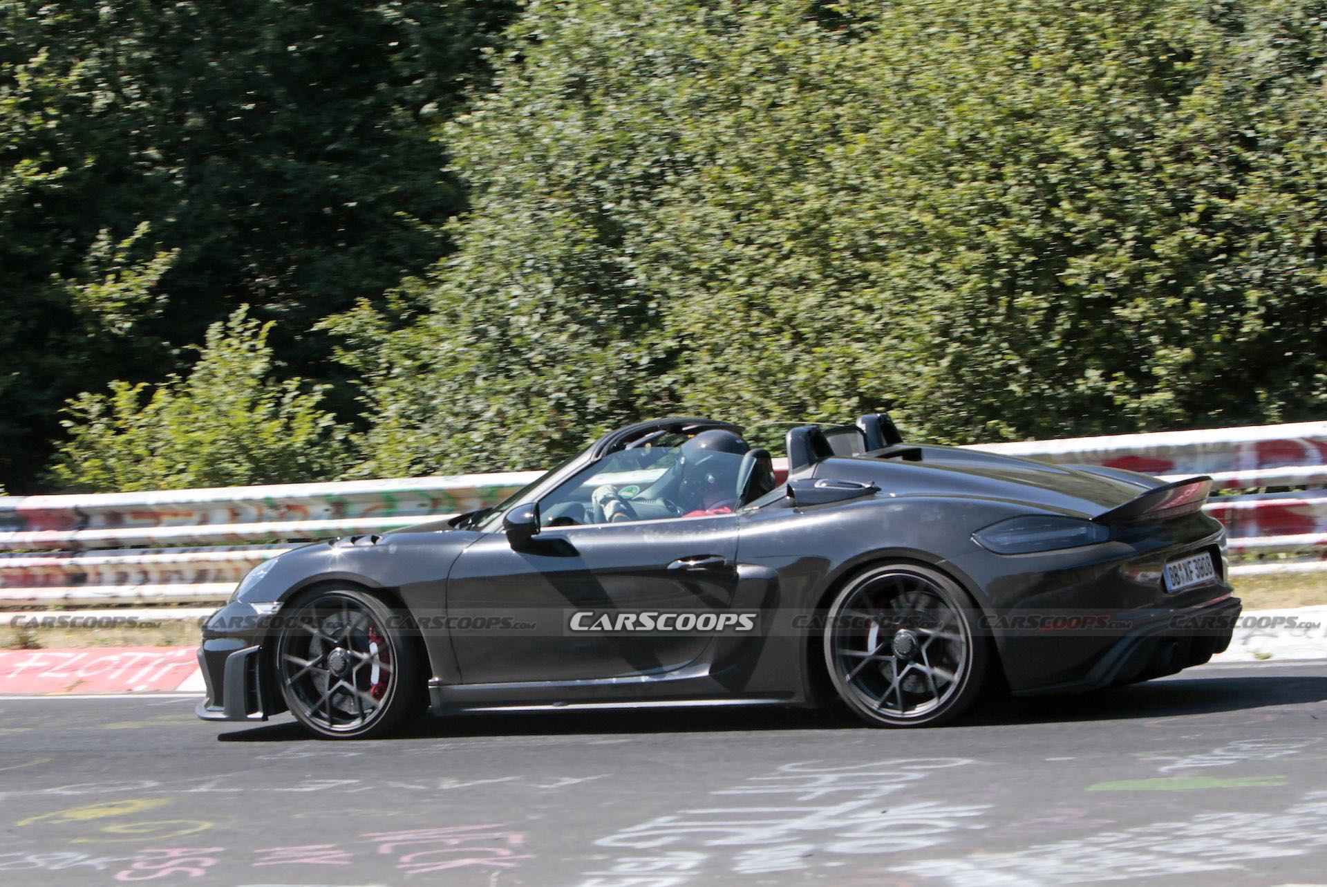 2023 Porsche 718 RS Spyder Goes Topless, Flashes Sexy Weissach Bucket Seats