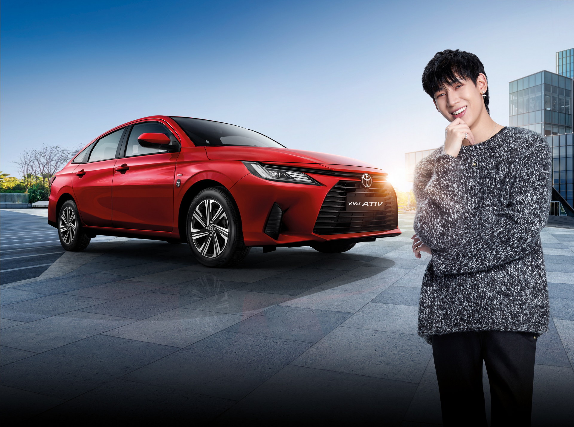 New Toyota Yaris Ativ / Vios Small Sedan Debuts In Thailand Looking Like A Baby Corolla