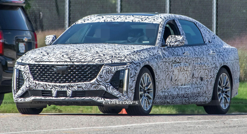 2024 Cadillac CT6 Spied With Production Lighting Units