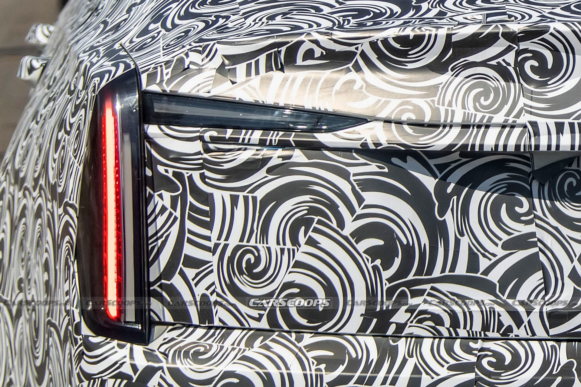 2024 Cadillac CT6 Spied With Production Lighting Units