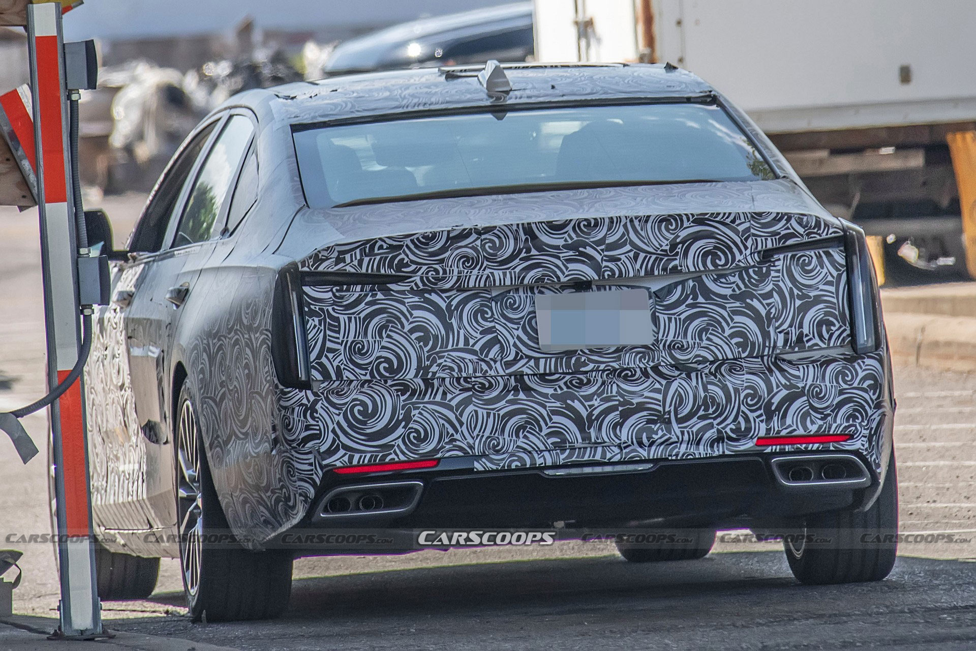 2024 Cadillac CT6 Spied With Production Lighting Units