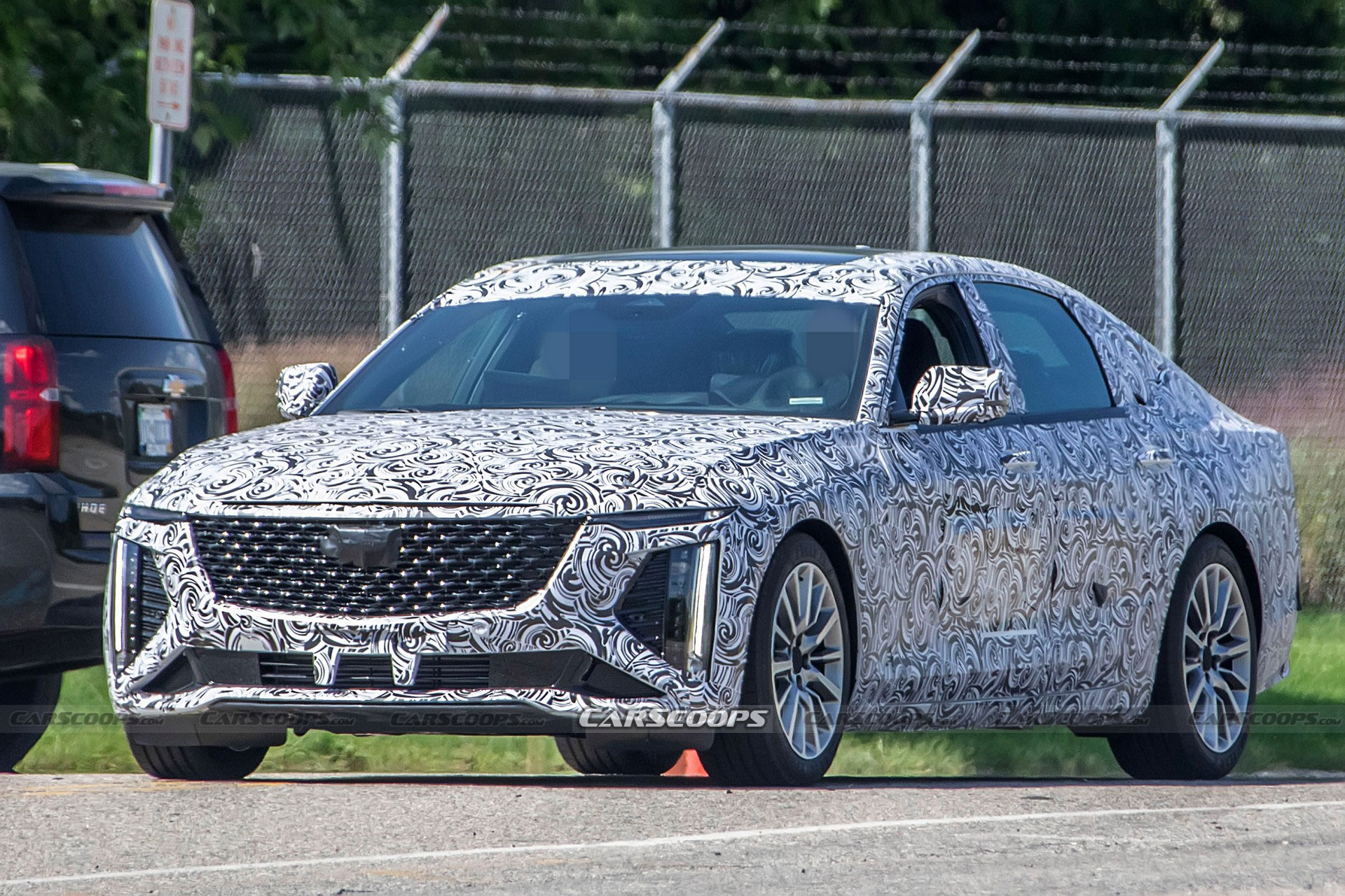 2024 Cadillac CT6 Spied With Production Lighting Units