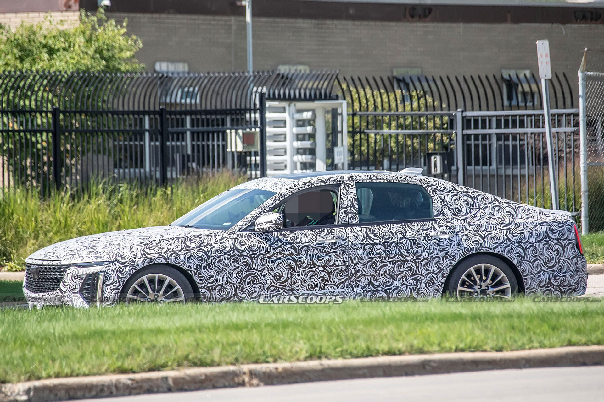 2024 Cadillac CT6 Spied With Production Lighting Units