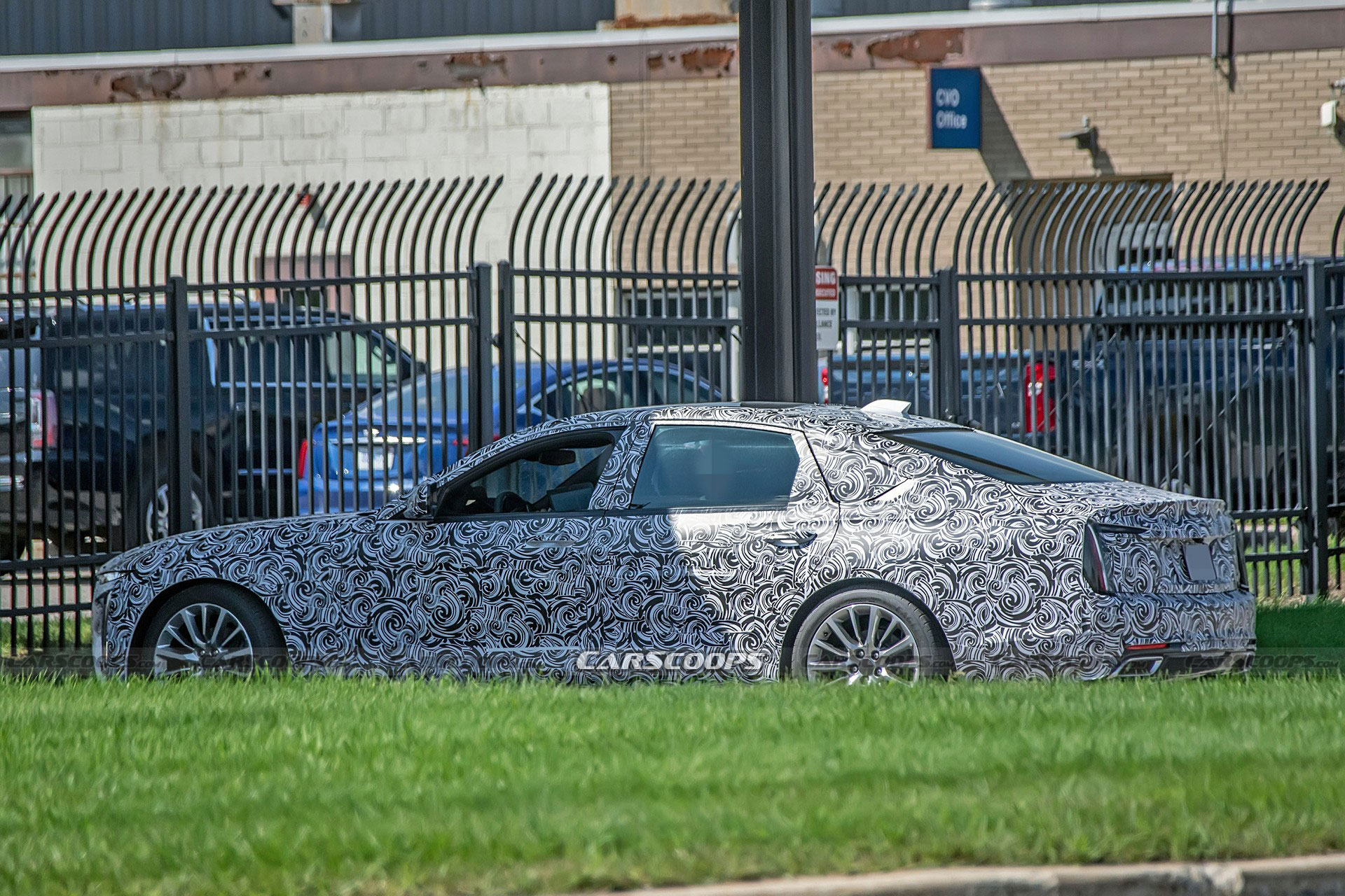 2024 Cadillac CT6 Spied With Production Lighting Units