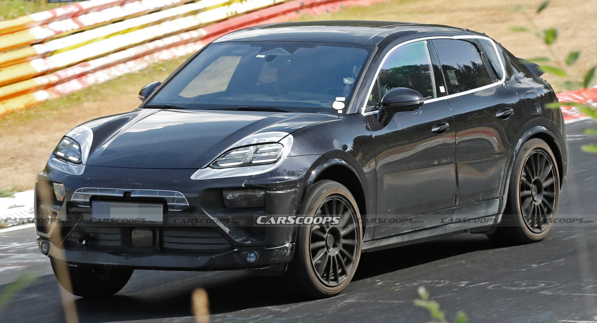 2024 Porsche Macan EV Gets Its First Taste Of The Nürburgring Carscoops