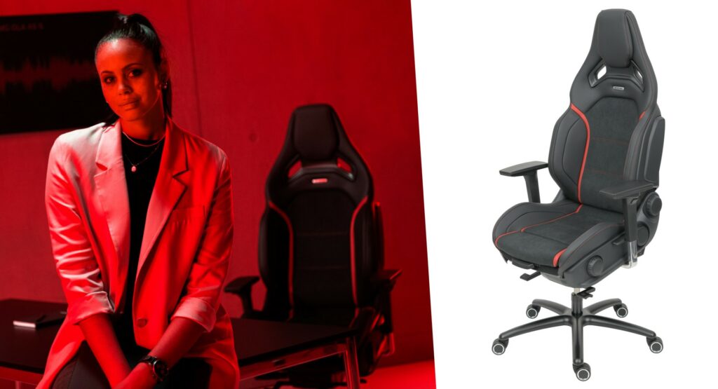  Mercedes-AMG’s New $3.5k Office Chair Is Actually A Car Seat On Wheels