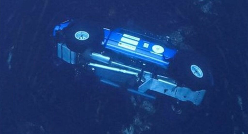 A Helicopter Had To Pull Arctic Trucks’ F-150 From The Ocean After It Fell Through The Ice