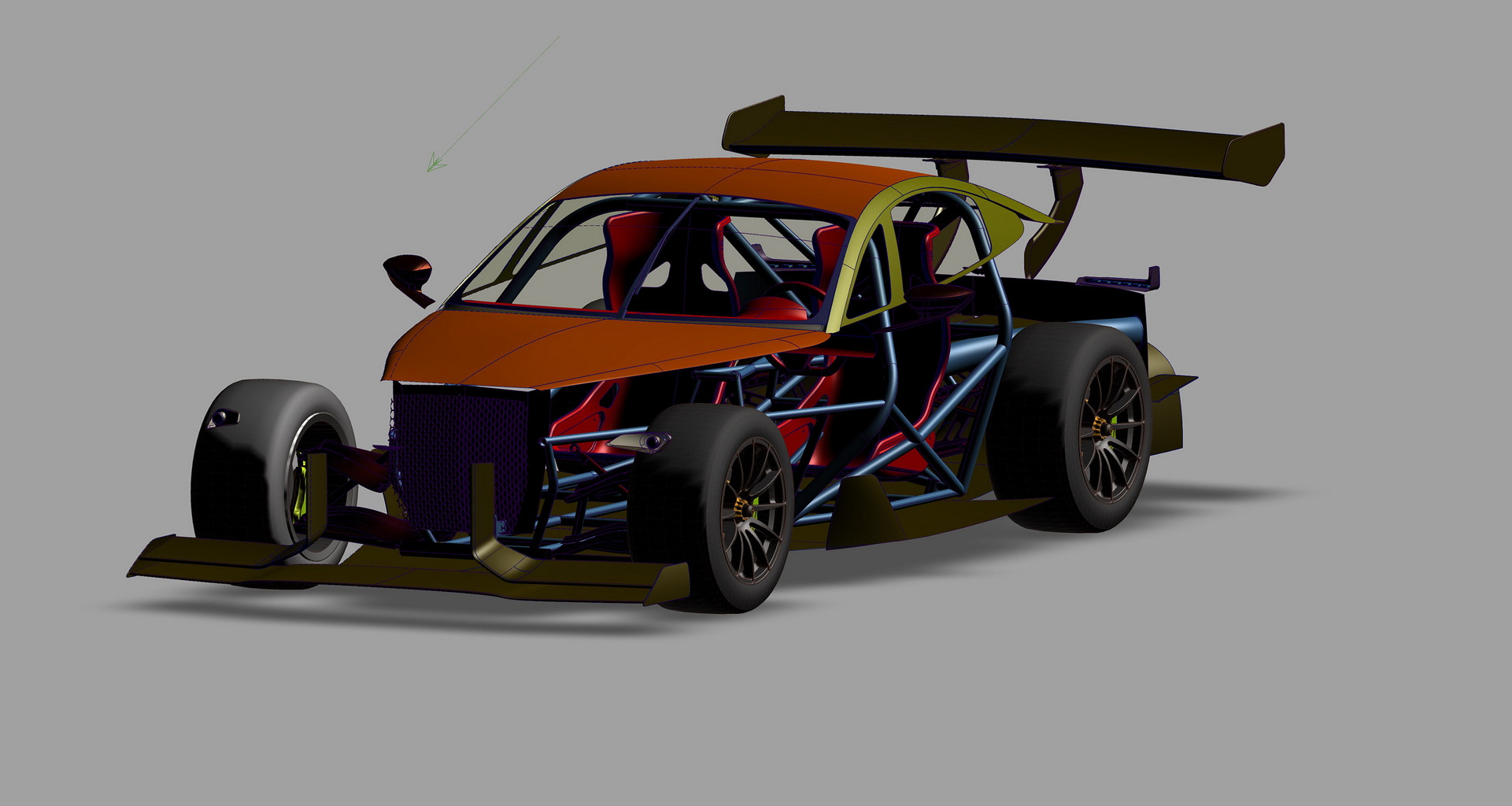 Aston Martin GT Racecar Design Render Is Part-Vulcan And Part-Valkyrie