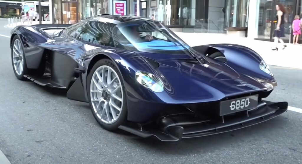  David Coulthard Takes To The Streets Of Monaco In An Aston Martin Valkyrie