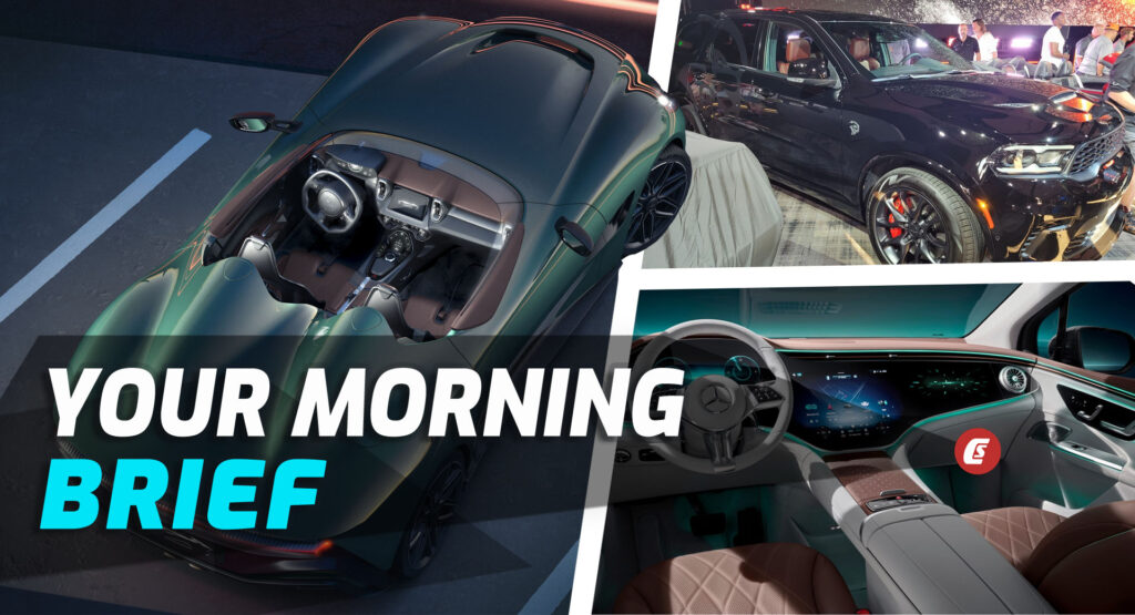     Aston Martin DBR22 Concept, Mercedes-Benz EQE SUV interior and 2023 Dodge Durango SRT Hellcat: your morning briefing