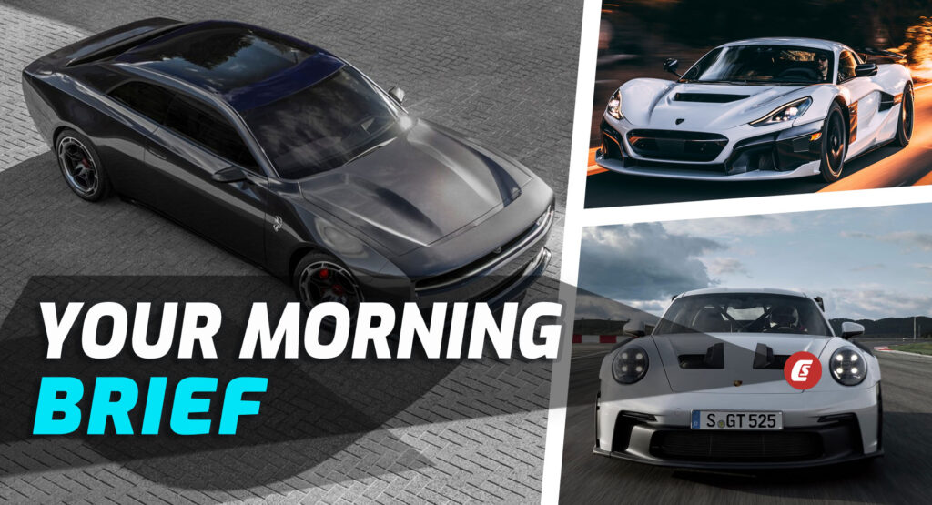Dodge Charger Daytona SRT Electric Concept, 2023 Porsche 911 GT3 RS, And Rimac Nevera U.S. Debut: Your Morning Brief