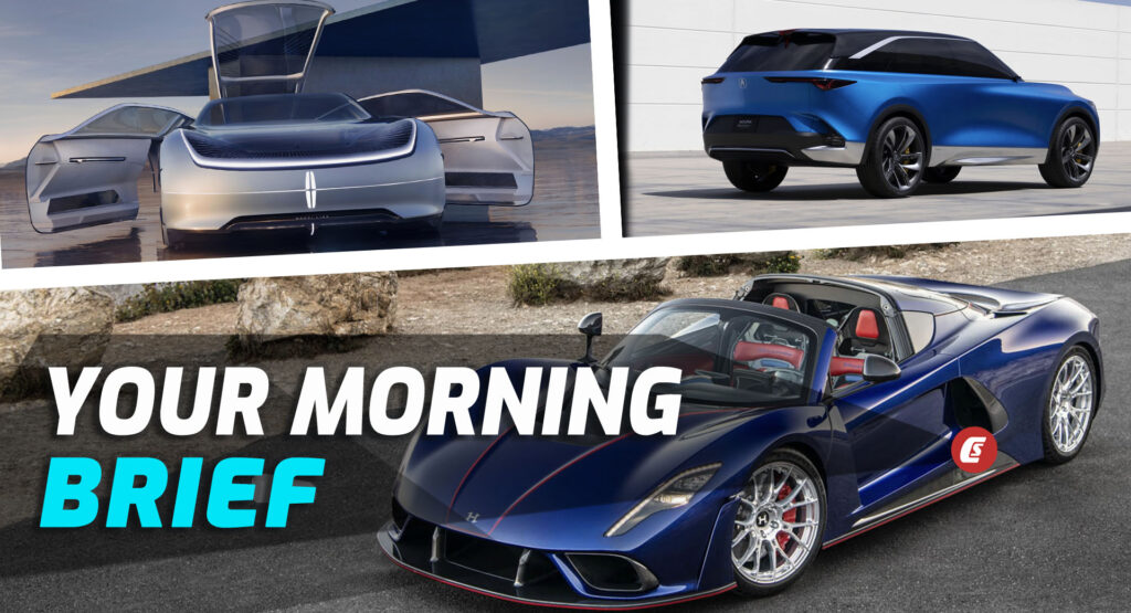 Hennessey Venom F5 Roadster, Lincoln Model L100 Concept, And Acura Precision Concept: Your Morning Brief