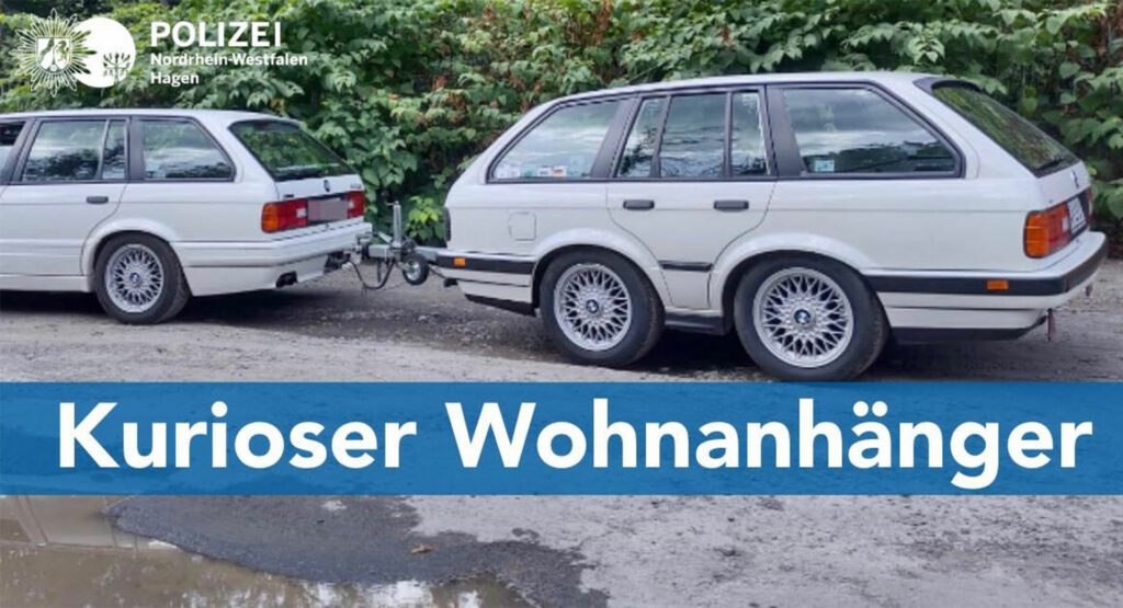  This BMW E30 3-Series Touring Has The Perfect Matching Trailer
