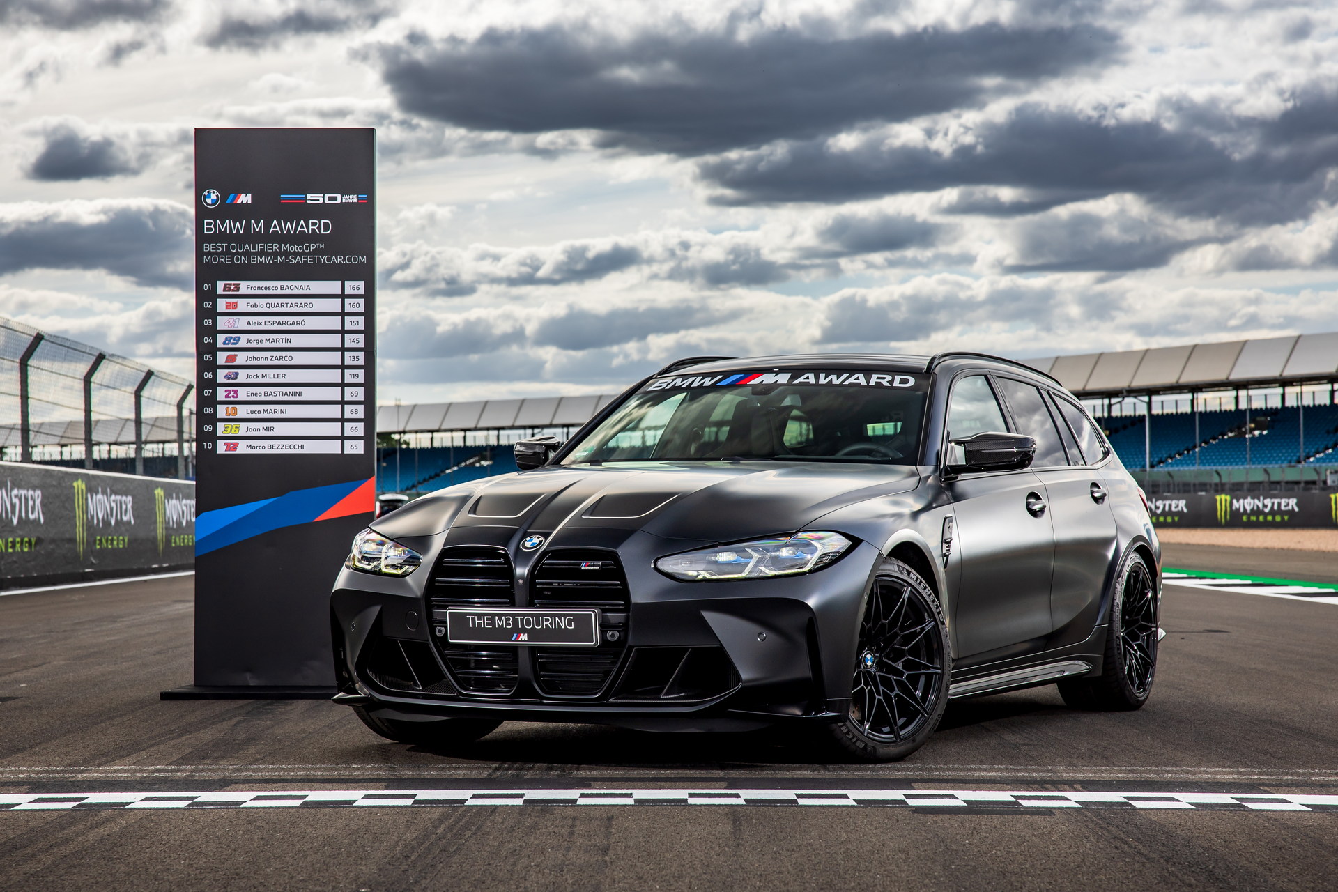 BMW Gifts The First M3 Touring To The Fastest MotoGP Qualifier For 2022
