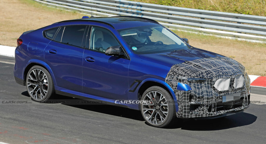  2023 BMW X6 M Snapped On The Nurburgring With Updated Front Fascia