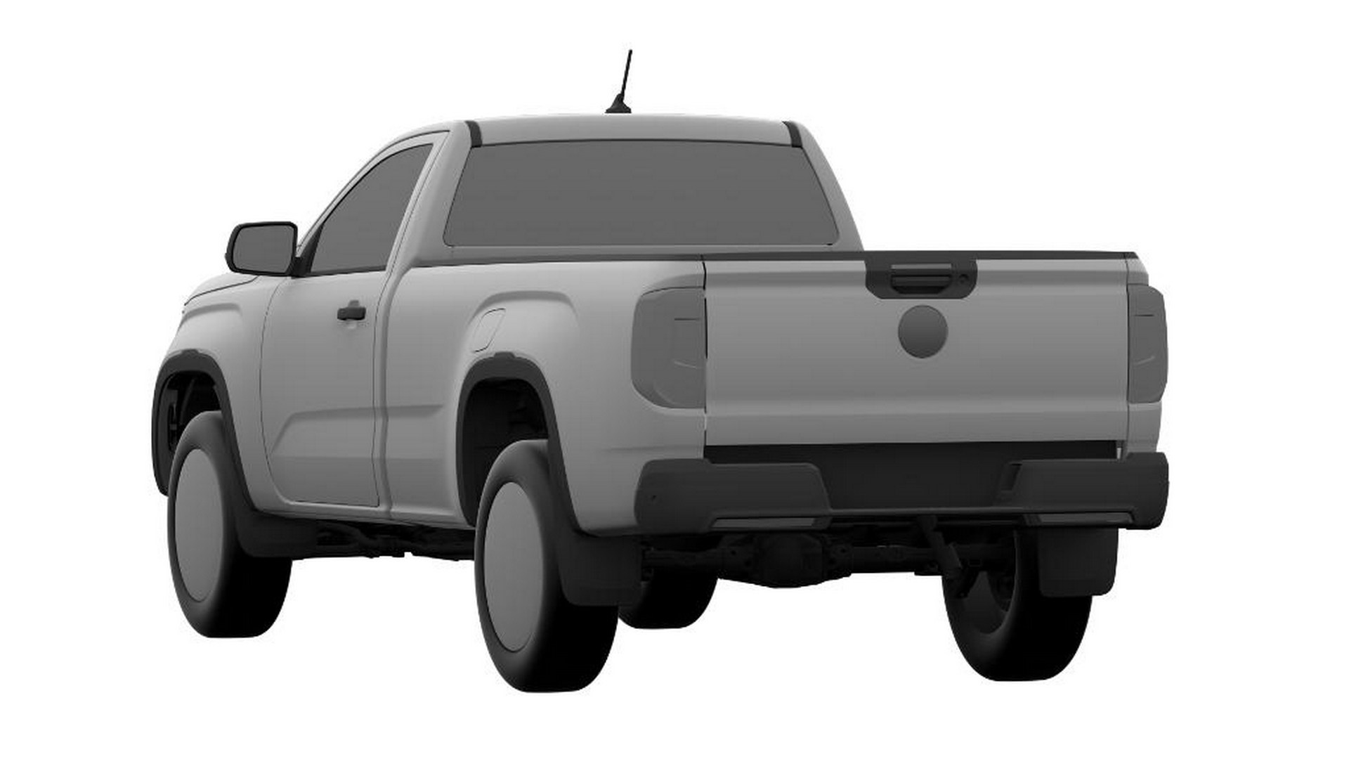 Base-Spec Single-Cab 2023 VW Amarok Revealed In Patent Drawings