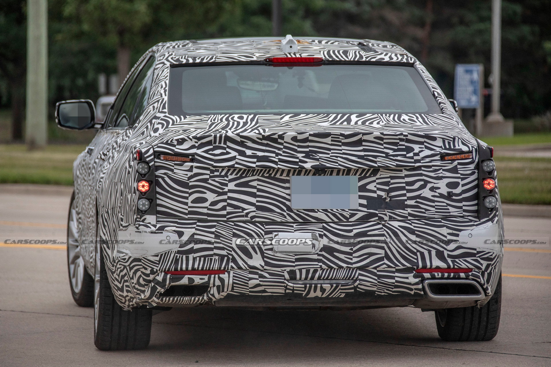 Next-Gen 2024 Cadillac CT6 Spied With Less Camo, But It’s Likely Only For China