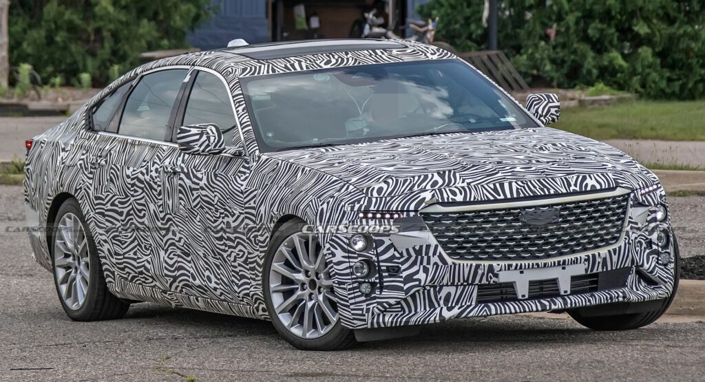  Next-Gen 2024 Cadillac CT6 Spied With Less Camo, But It’s Likely Only For China