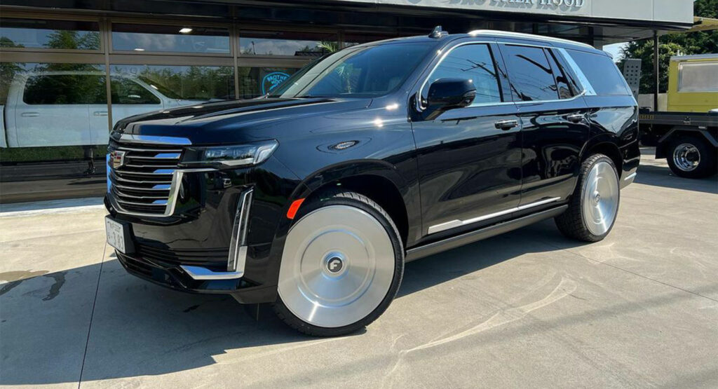  There’s Nothing Quite Like A Cadillac Escalade With Solid 26-Inch Disc Wheels