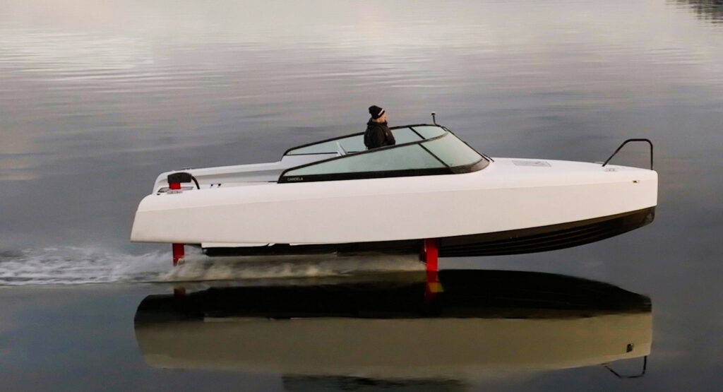  It’s A Bird, It’s A Plane, No, It’s A Candela Hydrofoil With Batteries Supplied By Polestar