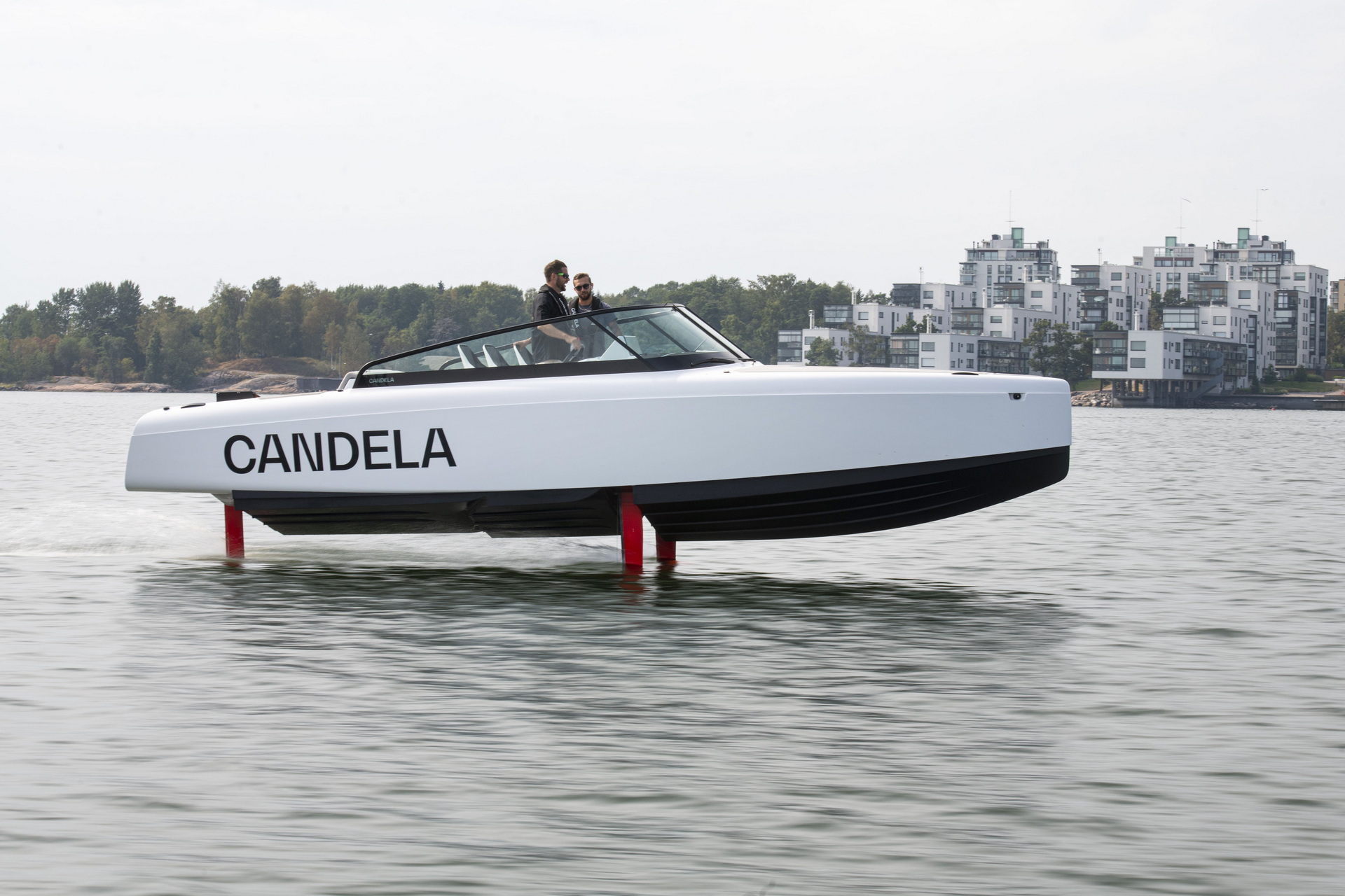 It’s A Bird, It’s A Plane, No, It’s A Candela Hydrofoil With Batteries Supplied By Polestar