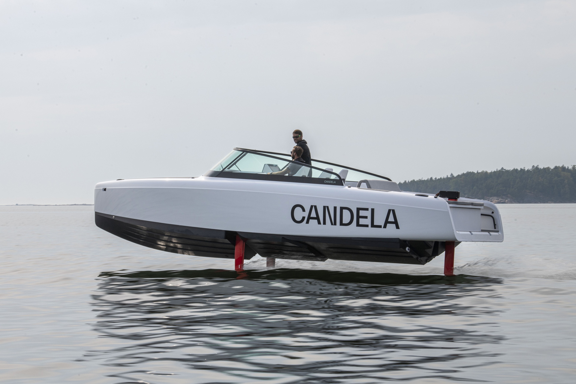 It’s A Bird, It’s A Plane, No, It’s A Candela Hydrofoil With Batteries Supplied By Polestar
