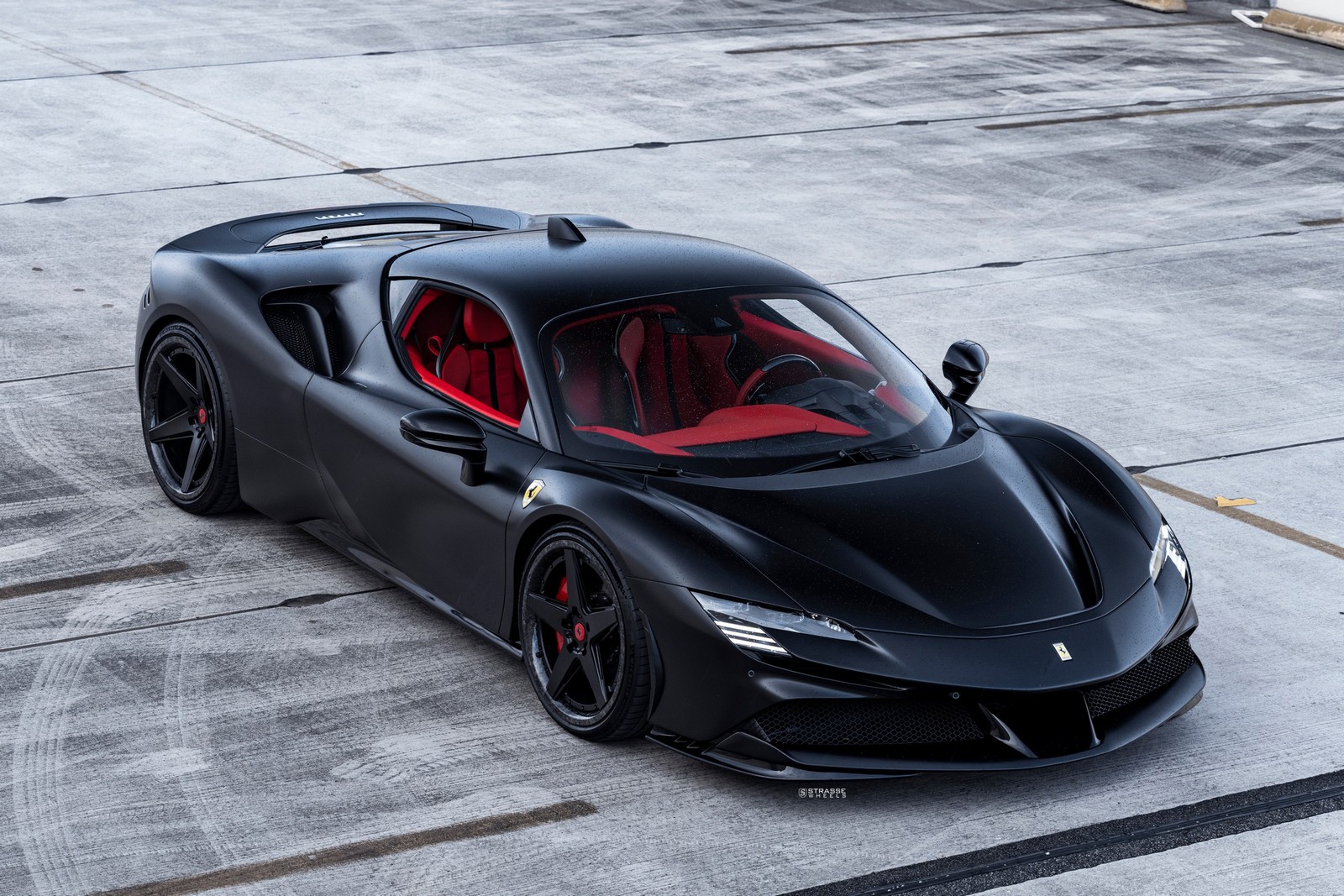 Does This Ferrari SF90 Stradale Look Any Good With Aftermarket Wheels?