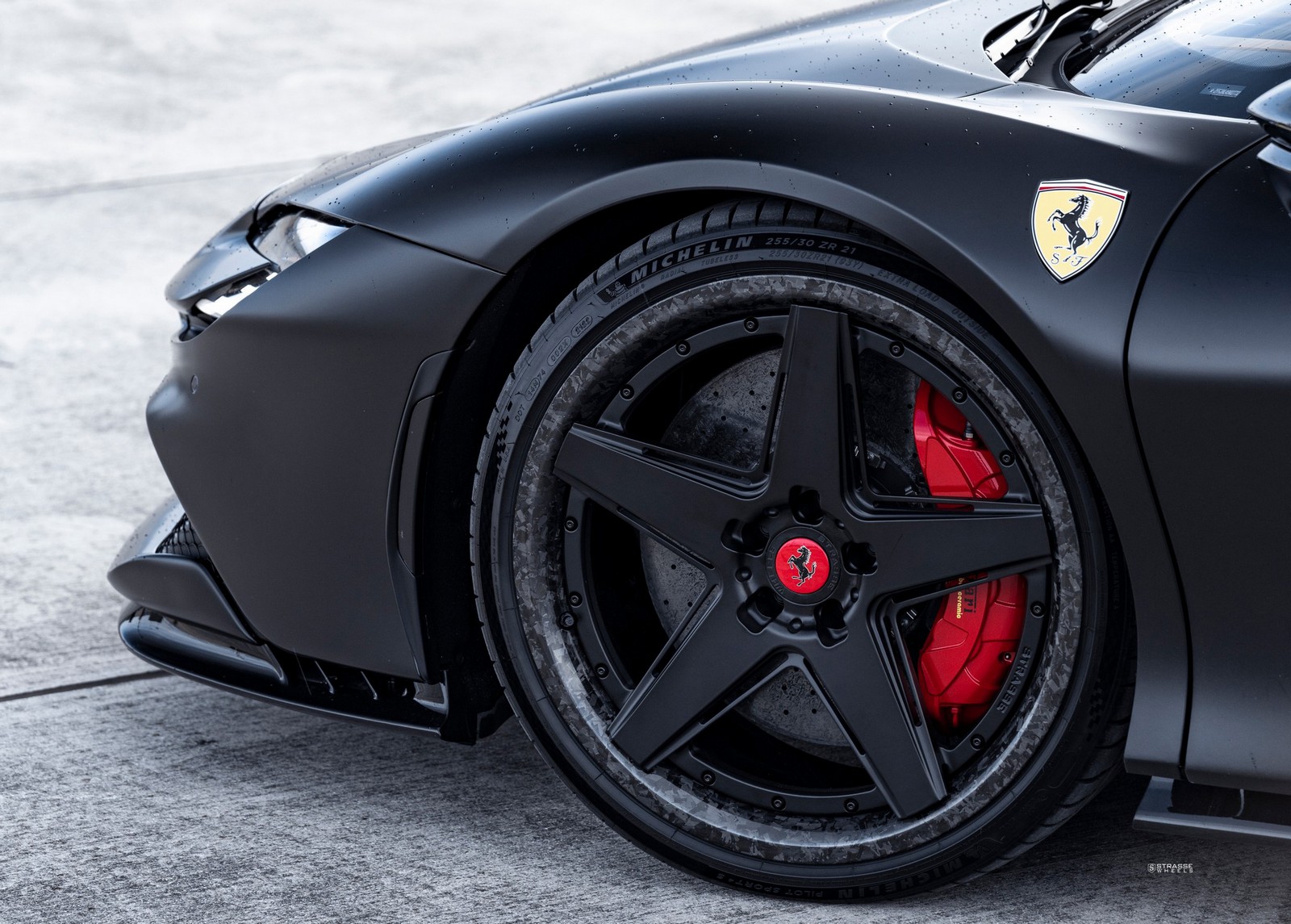 Does This Ferrari SF90 Stradale Look Any Good With Aftermarket Wheels?