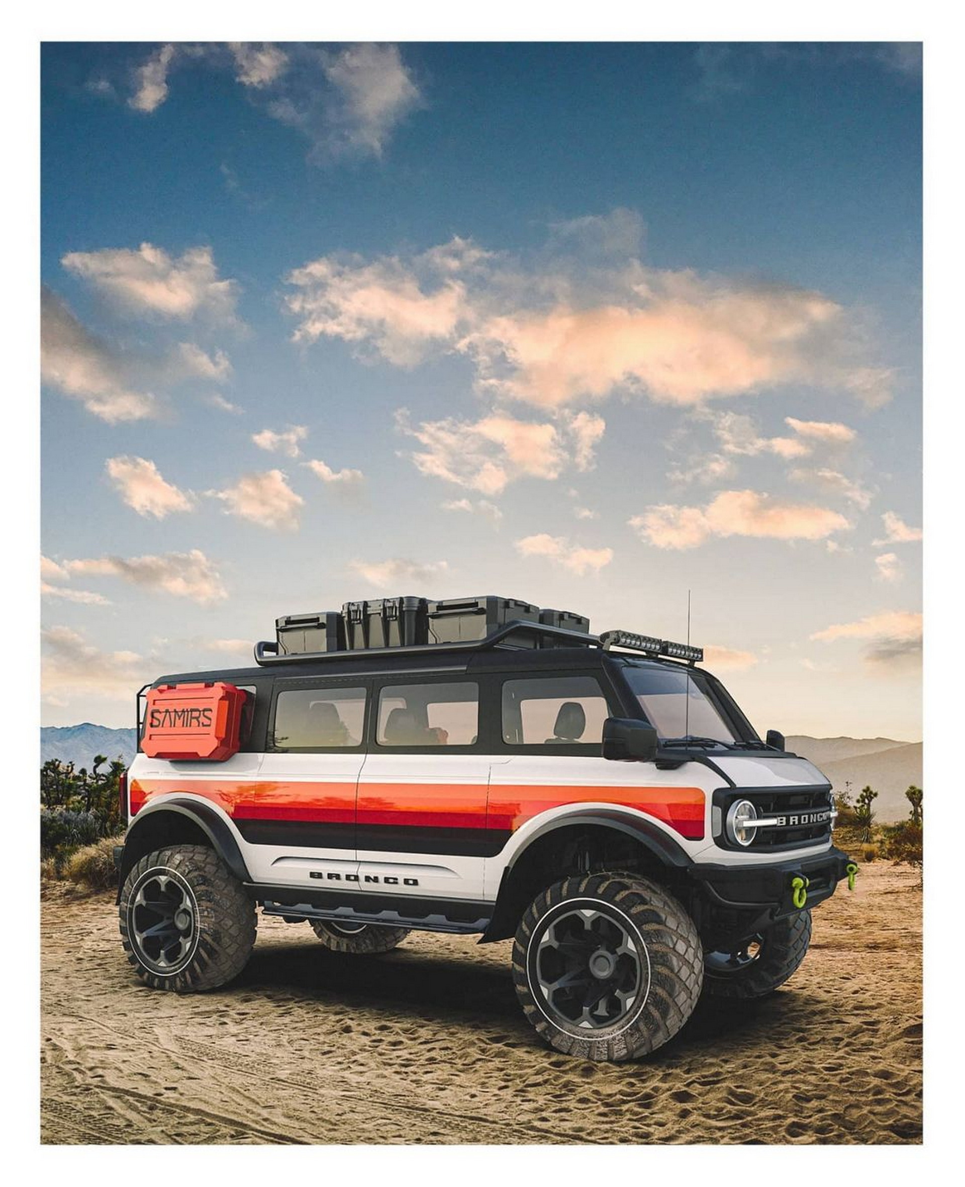 Digitally Modified Ford Bronco Imagines The Off-Road SUV As A Cab-Forward Van
