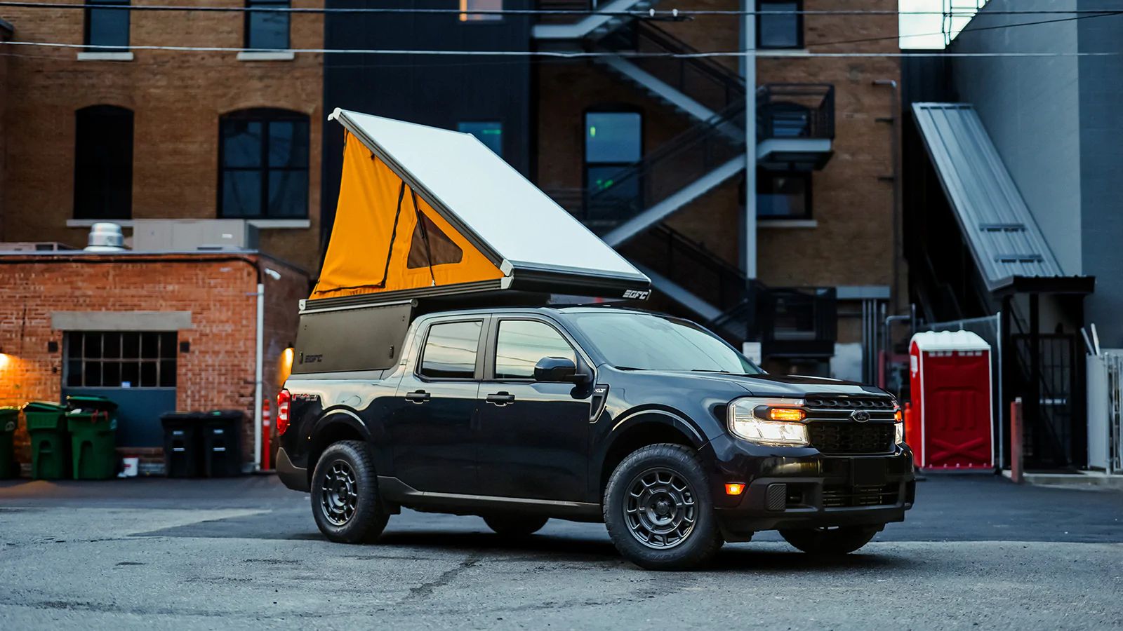 Go Overlanding With This $7,700 Pop-Up Tent For The Ford Maverick