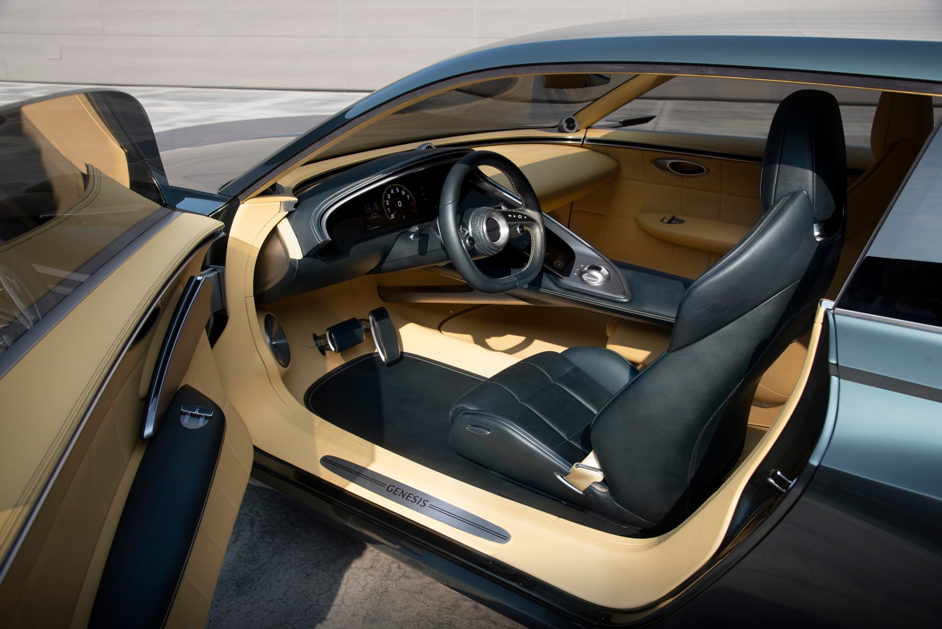 Genesis X Speedium Coupe Concept Shows Its Minimalist Interior