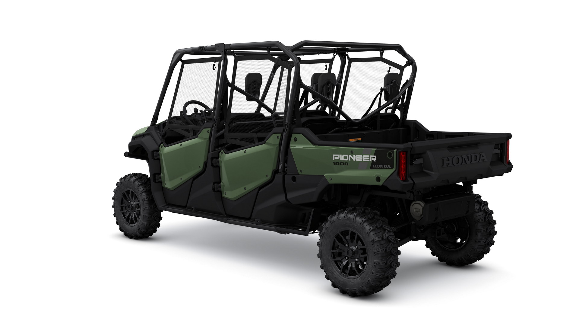 Honda Pioneer 1000 Crew Is A Side-By-Side UTV Pickup With A Six-Seater Cabin
