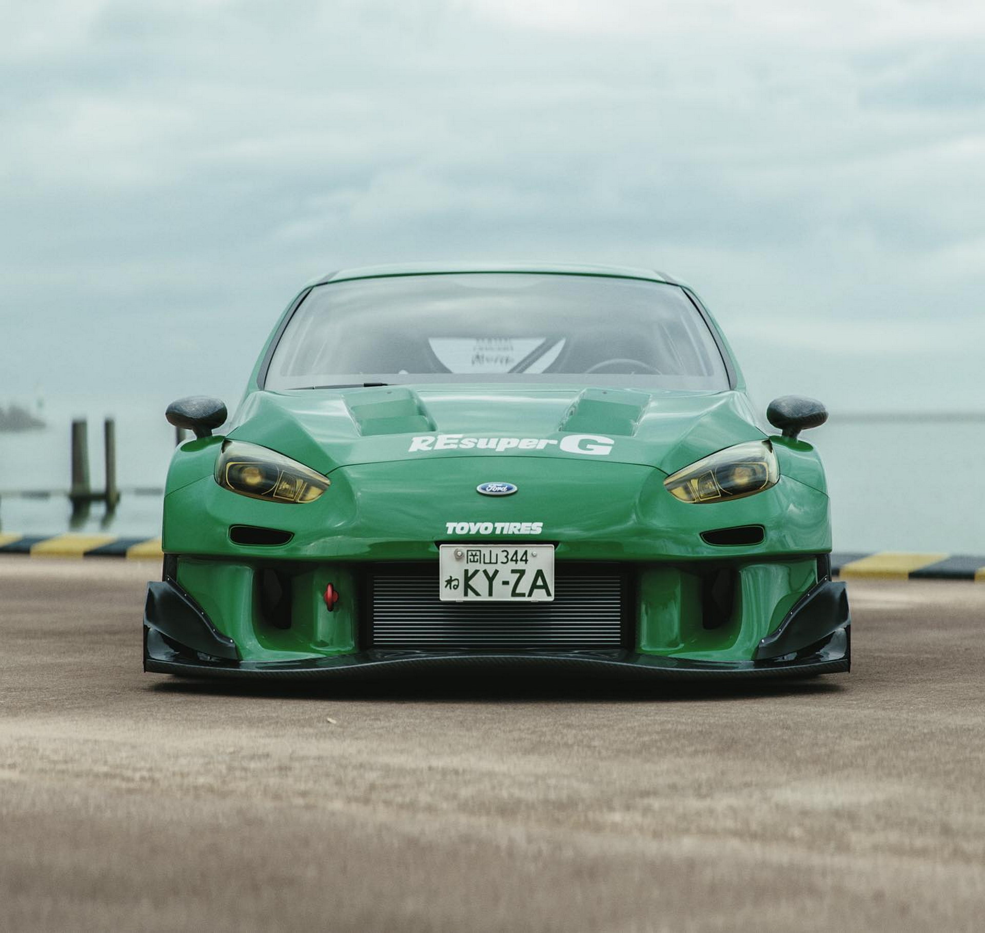 This Digital-Only Rotary-Swapped Ford Focus RS Was Inspired By A Mazda RX-7 Racecar