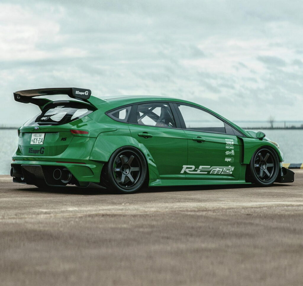 This Digital-Only Rotary-Swapped Ford Focus RS Was Inspired By A Mazda ...