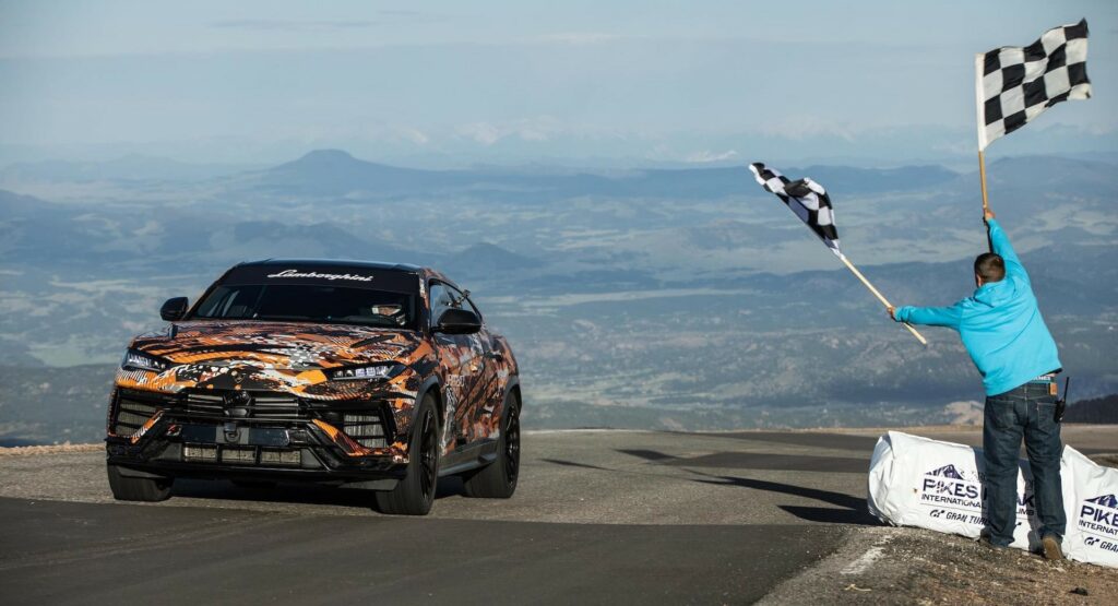  Pikes Peak: Facelifted 2023 Lamborghini Urus Takes A 17-Second Bite Out Of Bentley Bentayga’s Record To Become SUV Champ