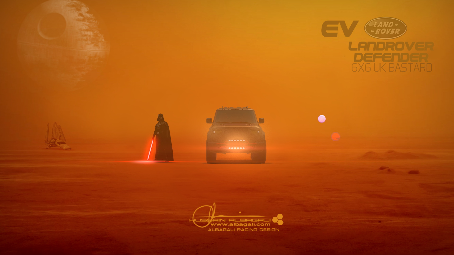 Land Rover Defender Envisioned As A Fully Electric 6×6 Monster Pickup