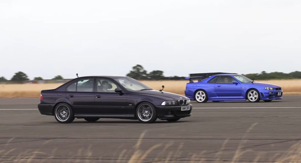  Legends Showdown: E39 BMW M5 Takes On R34 Nissan Skyline GT-R