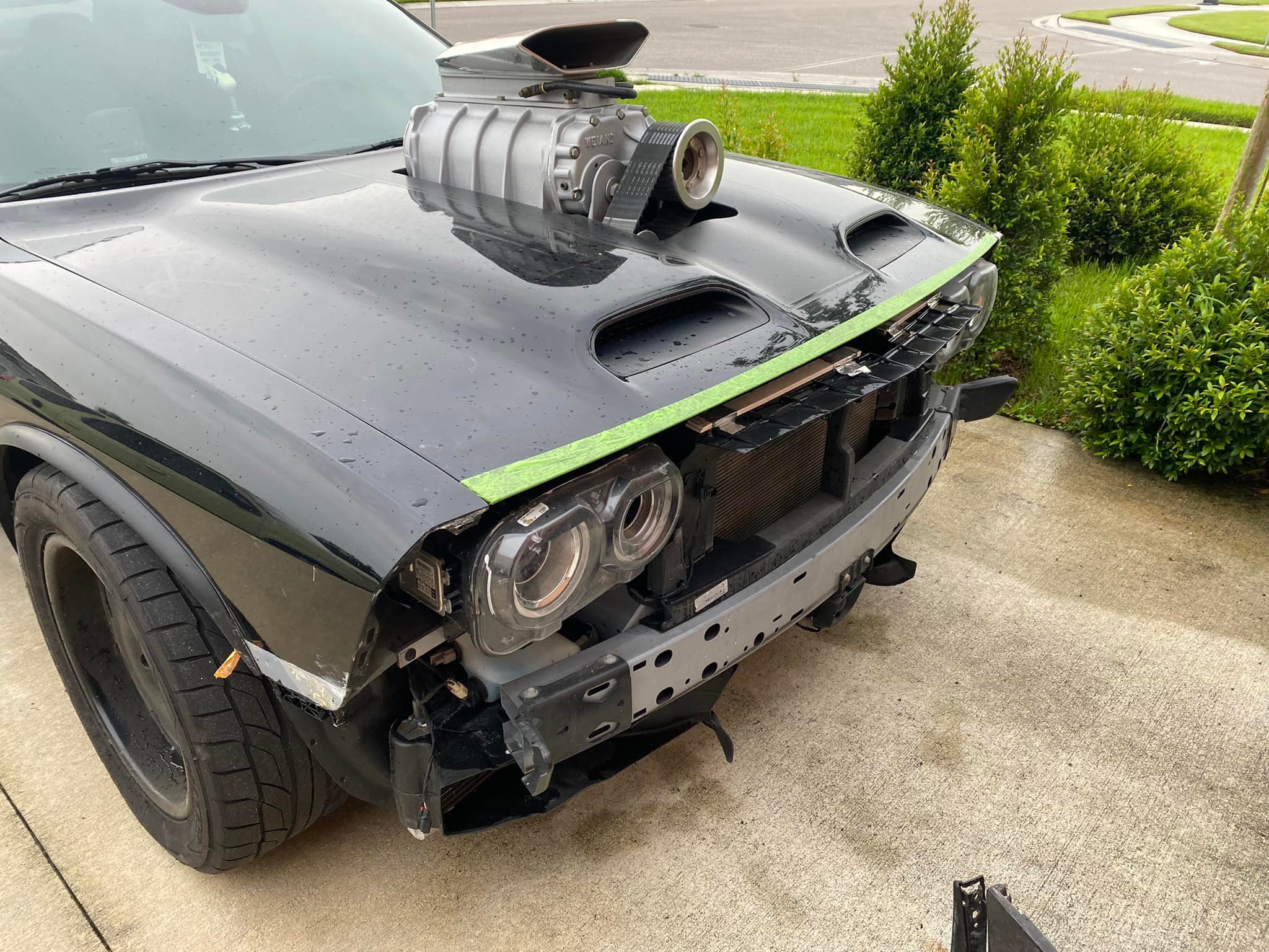 Dodge Challenger Hellcat Turned Into Mad Max Tribute Car Is A Work In Progress