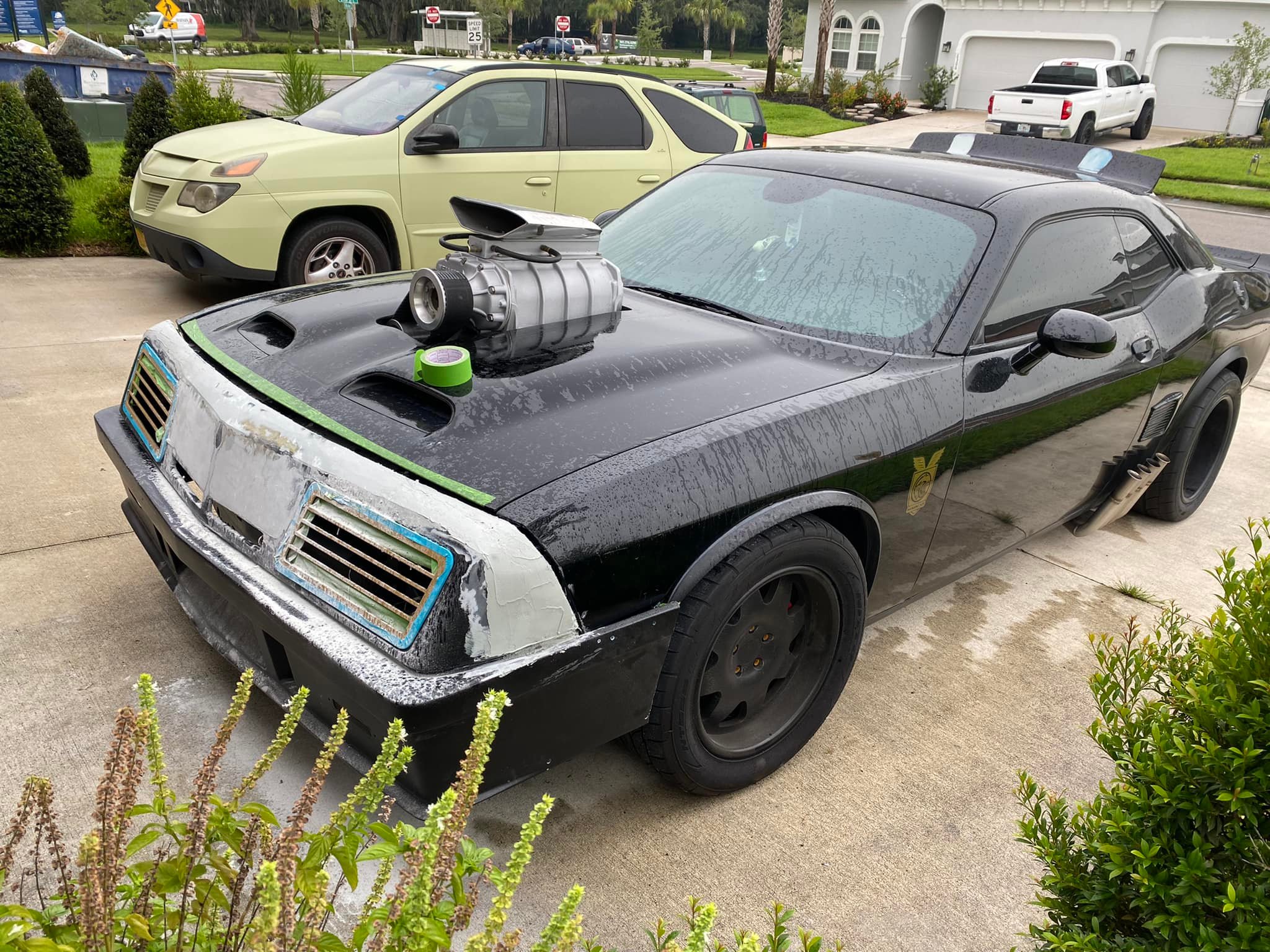 Dodge Challenger Hellcat Turned Into Mad Max Tribute Car Is A Work In Progress