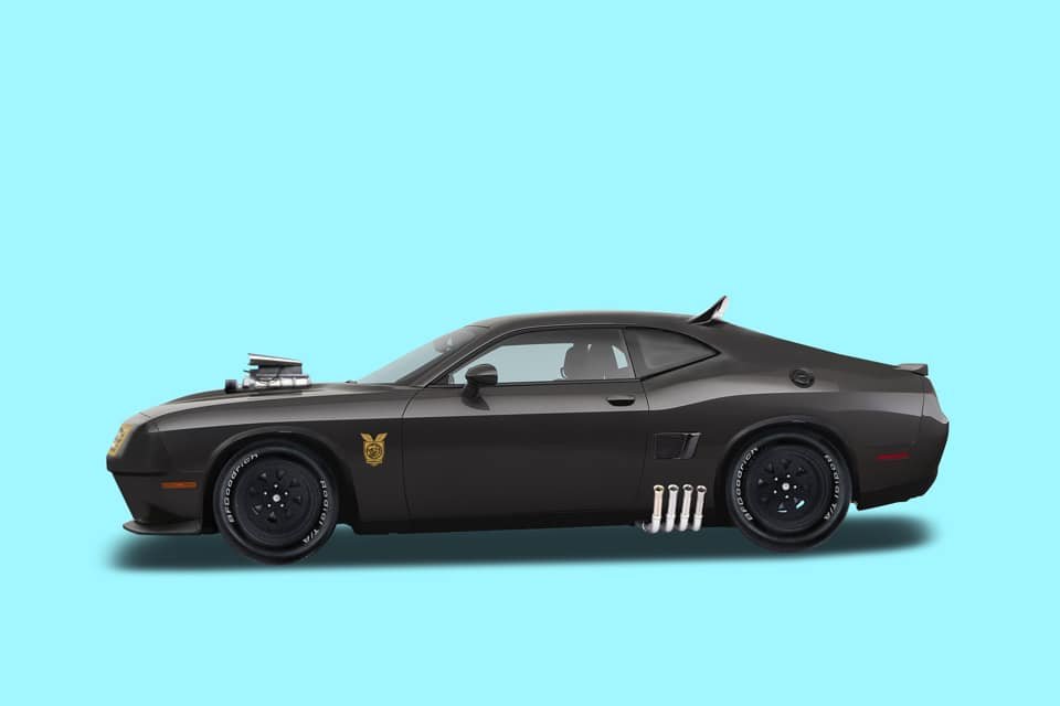 Dodge Challenger Hellcat Turned Into Mad Max Tribute Car Is A Work In Progress