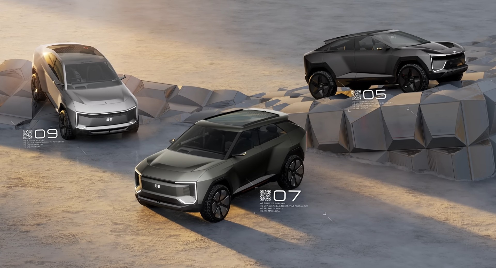 Mahindra Previews 5 New Electric SUVs From XUV And BE Brands Using VW Group’s Tech