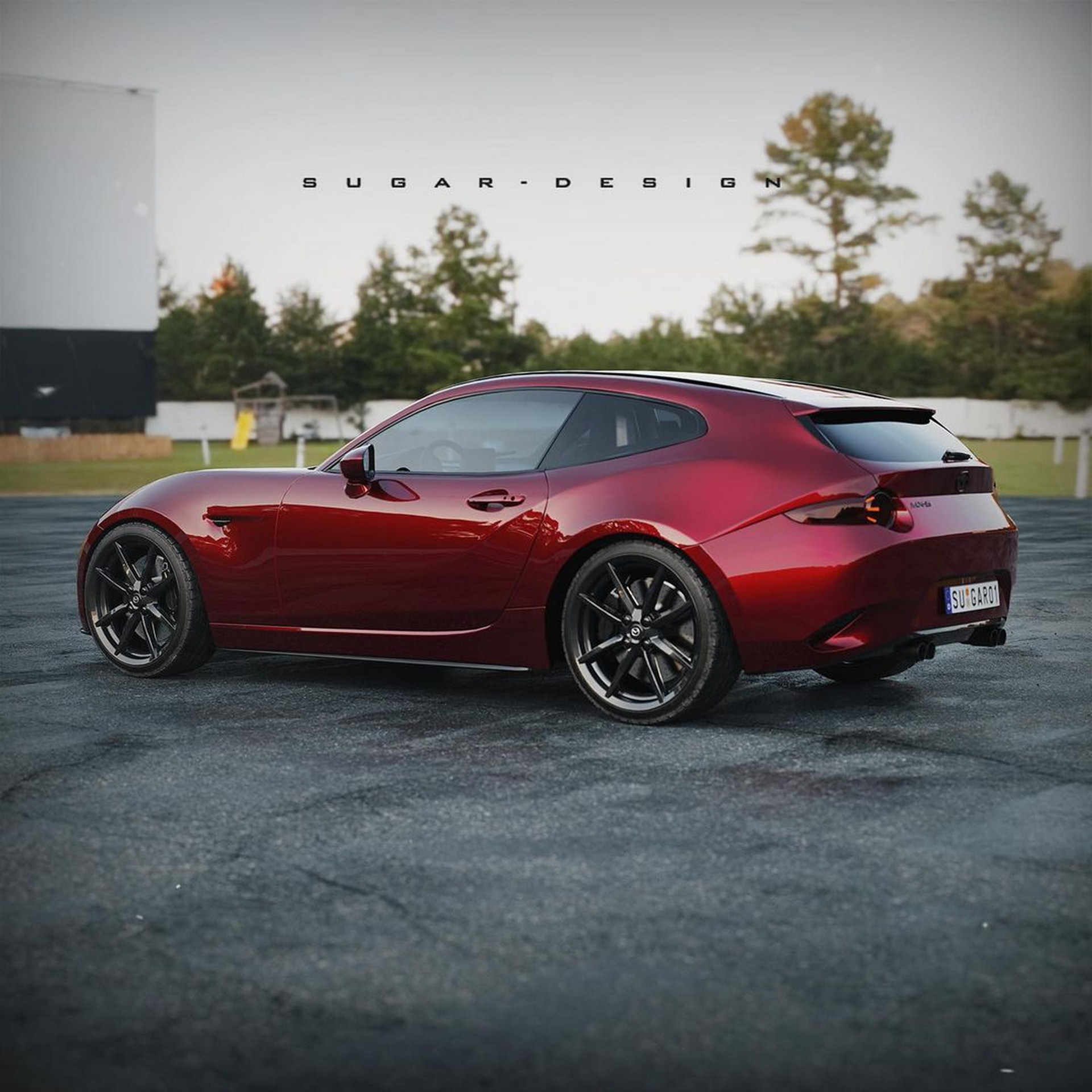 Mazda MX-5 Shooting Brake Concept Rendering Looks Pretty Rad