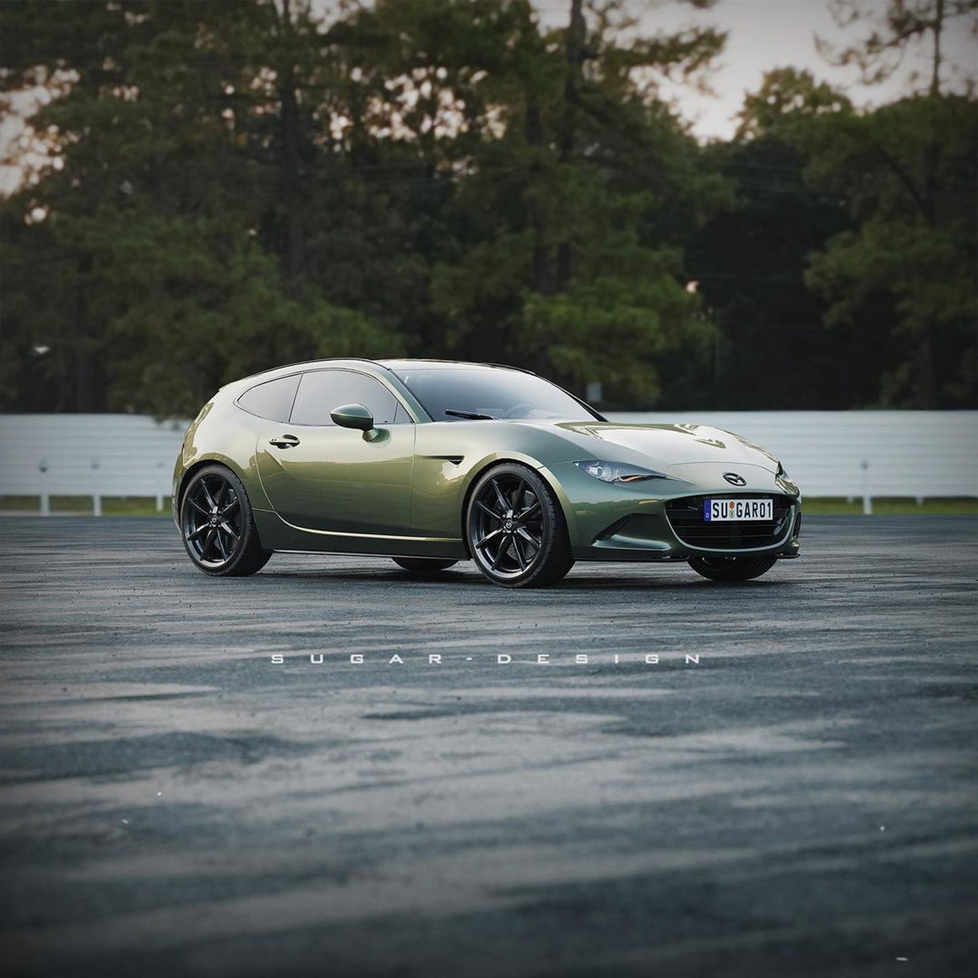 Mazda MX-5 Shooting Brake Concept Rendering Looks Pretty Rad