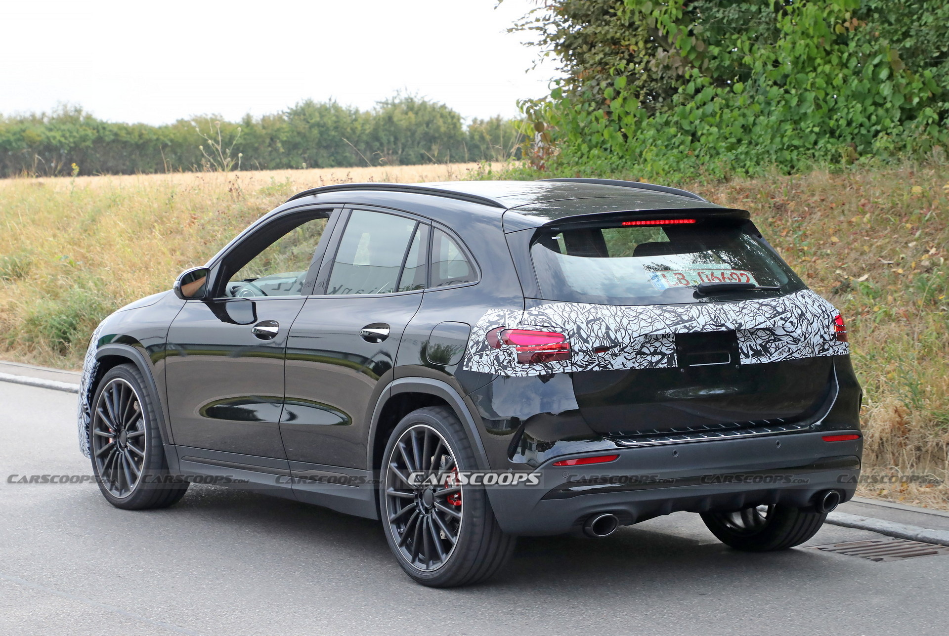 Facelifted Mercedes-AMG GLA 35 Spied In Europe With US-Spec Headlights