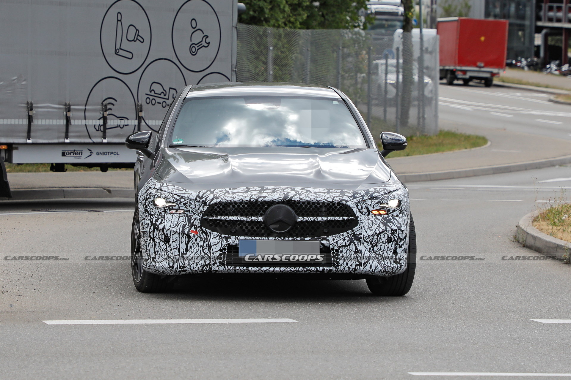 Mercedes-Benz CLA Facelift Spied In Sedan And Shooting Brake Form