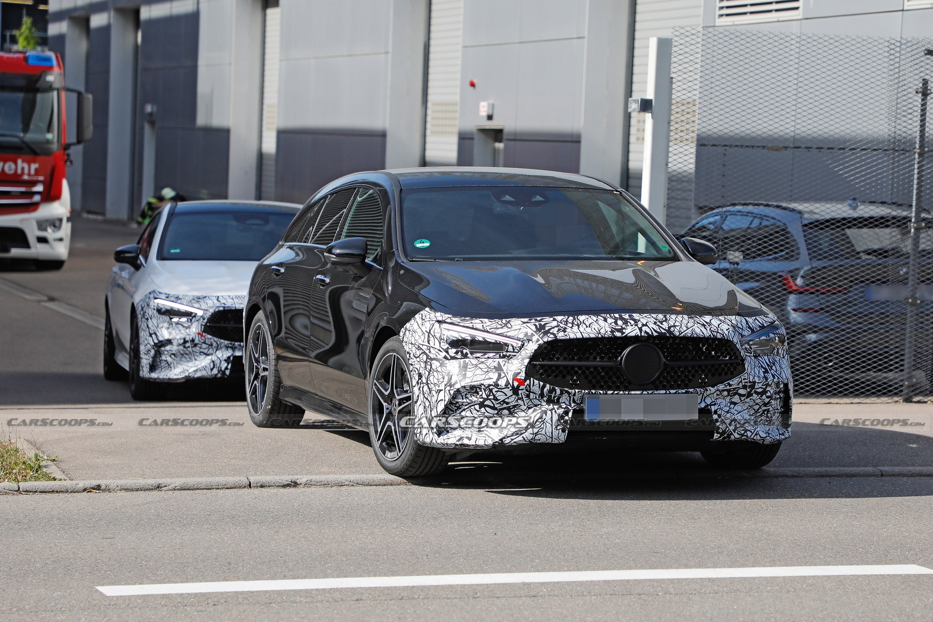 Mercedes-Benz CLA Facelift Spied In Sedan And Shooting Brake Form